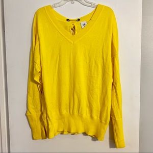 Yellow Cabi Sweater